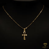 Ankh Cross Mini 10k Solid Gold