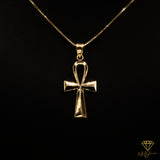 Ankh Cross 10k Solid Gold