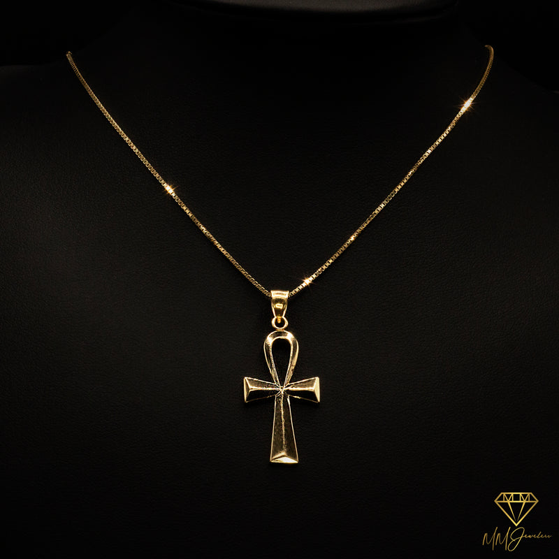 Ankh Cross 10k Solid Gold