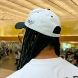MMJ DIAMOND LOGO  CAP (WHITE & BLACK)